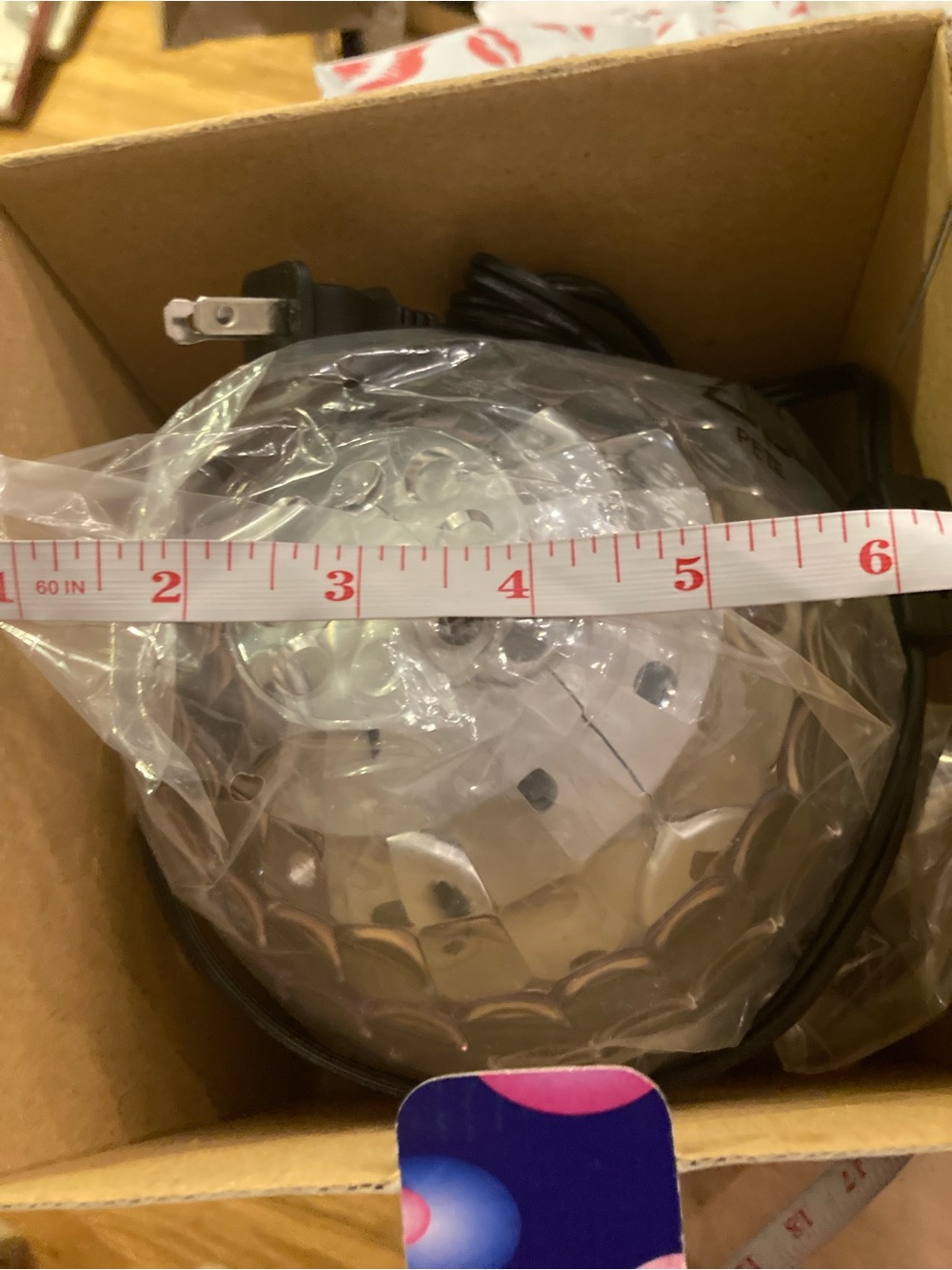 Revolving LED Party Light | Color Changing Rotating Disco Light - NIB - Picture 5 of 6